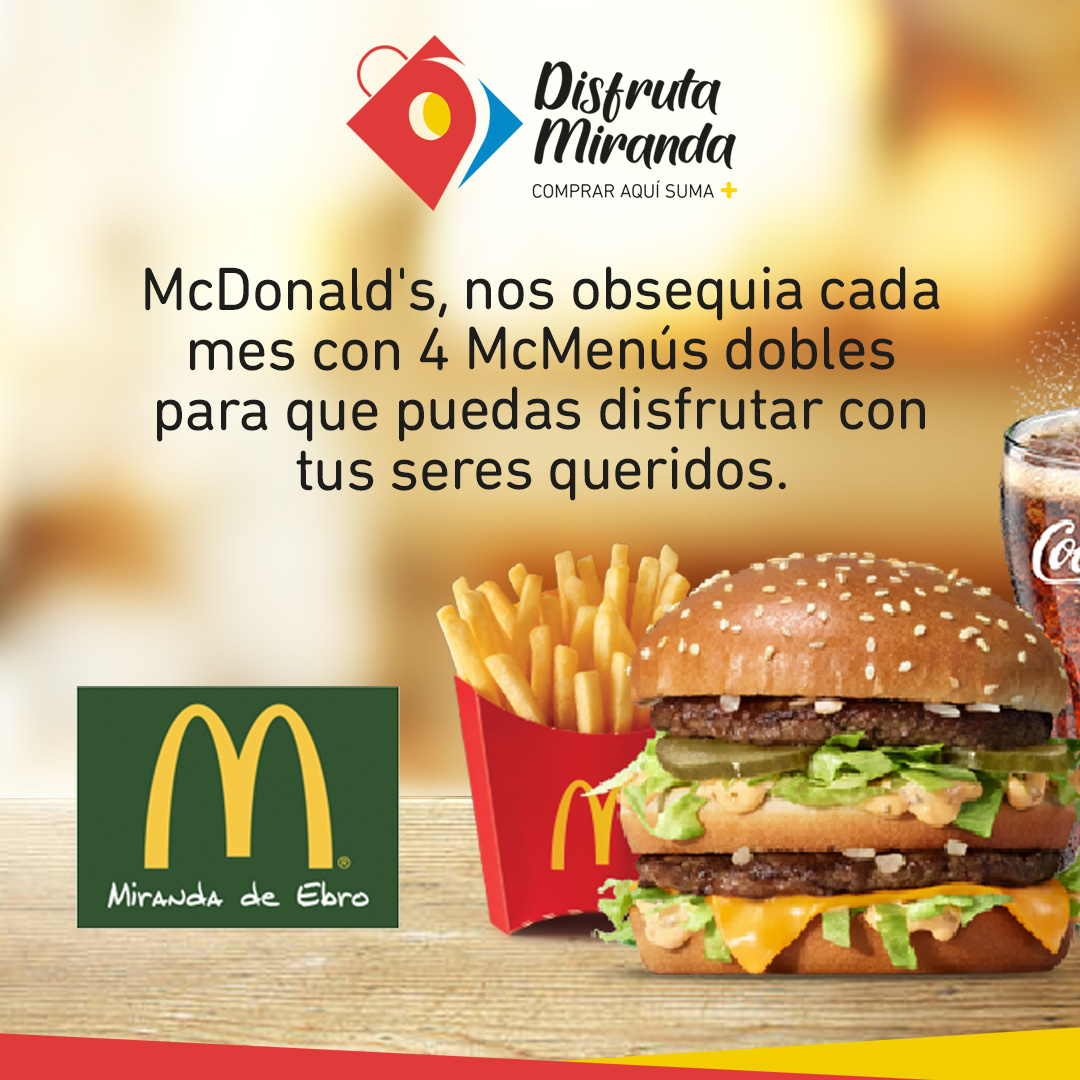 Sorteo mensual McDonald’s