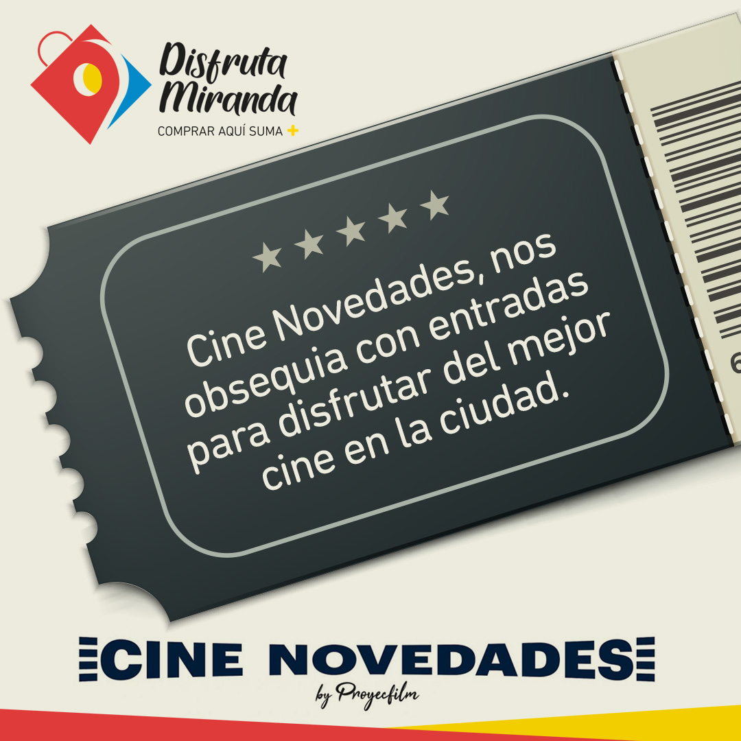 Sorteo quincenal cine Novedades