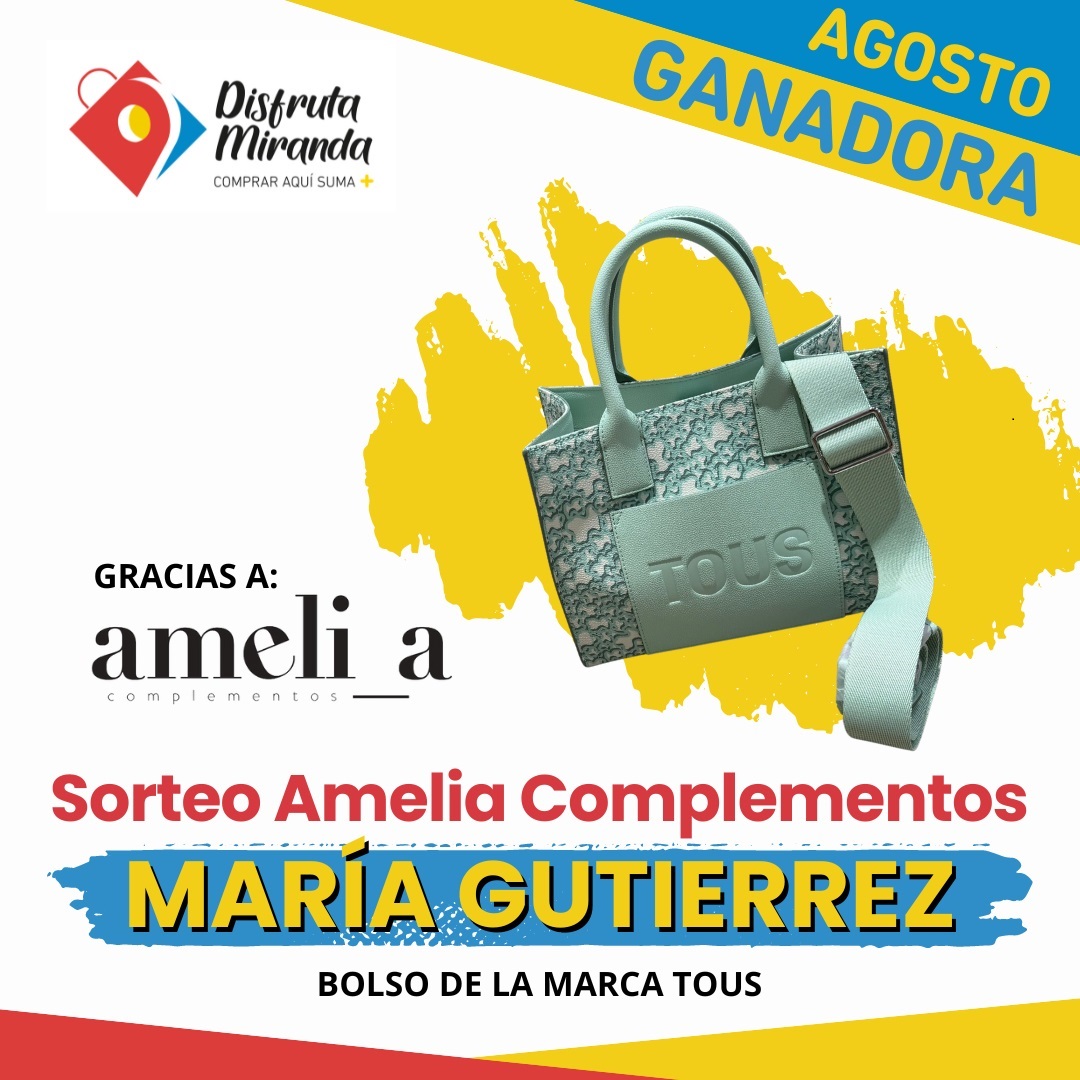 SORTEO PRODUCTO: AMELIA COMPLEMENTOS (FINALIZADO)