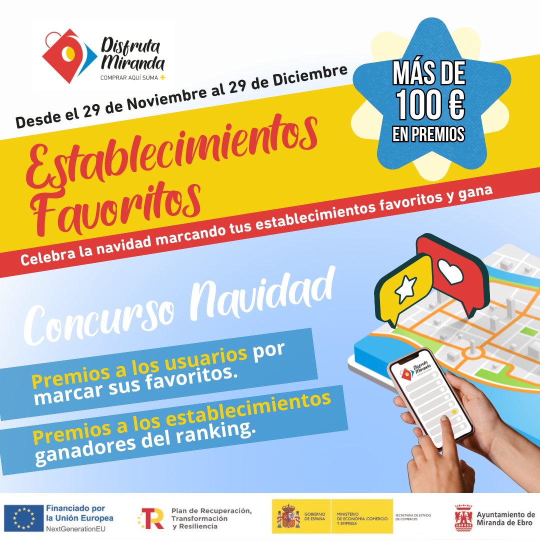 CONCURSO NAVIDAD: ESTABLECIMIENTOS FAVORITOS DE DISFRUTA MIRANDA (FINALIZADO)