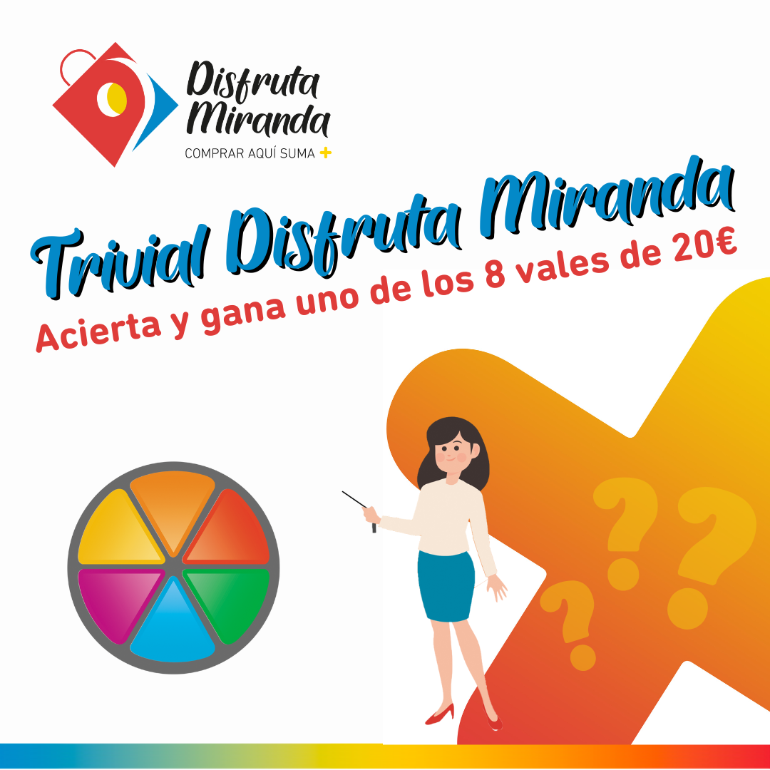 TRIVIAL DISFRUTA MIRANDA: CONSIGUE TODOS LOS QUESITOS ACERTANDO LAS RESPUESTAS Y GANA 20€ (FINALIZADO)