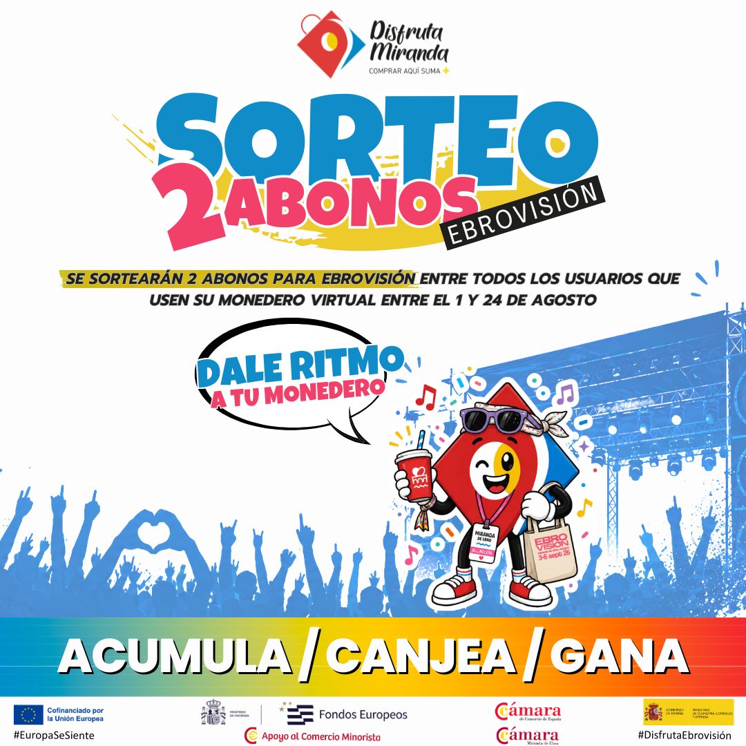 SORTEO EBROVISIÓN Y DISFRUTA MIRANDA 2026
